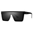 Óculos de sol SOJOS Square Big Frame Flat Top SJ2117 para mulheres