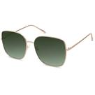 Óculos de sol SOJOS Trendy Oversized Square SJ1146 dourado/verde