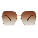 Óculos de sol SOJOS Trendy Square Oversized SJ1170 para mulheres