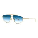 Óculos De Sol Spektre Impero Dourado Lentes Azuis Degradê Oceano Óculos De Sol Spektre Impero Dourado Lentes Azuis Degradê Oceano