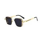 Óculos De Sol Steampunk De Metal Com Hastes Flexíveis, Estilo Hip Hop, Versátil, Tendência De Moda Óculos De Sol Steampunk De Metal Com Hastes Flexíveis, Estilo Hip Hop, Versátil, Tendência De Moda