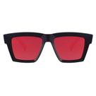 Óculos de sol time square a19s matte black red flash