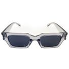 Óculos de Sol Triton MG3586-C5 Armação Acetato Translucido Cinza Lentes Quadradas Fumê UV400