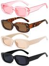 Óculos de Sol Tskestvy Retro Vintage Quadrado Pequeno - UV400 Femininos