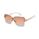 Óculos De Sol Unissex Com Lentes Coloridas UV400, Proteção Em Liga, Meio Aro, Estilo Quadrado Óculos De Sol Unissex Com Lentes Coloridas UV400, Proteção Em Liga, Meio Aro, Estilo Quadrado