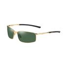 Óculos de Sol Unissex Polarizados UV400 - Armação de Metal com Lentes Antireflexo para Dirigir