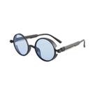 Óculos De Sol Unissex Retro Redondos Clássicos Góticos Steampunk De Marca Luxuosa Designer De Alta