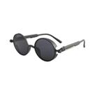 Óculos De Sol Unissex Retro Redondos Clássicos Góticos Steampunk De Marca Luxuosa E Designer De Alta
