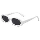 Óculos de sol VANLINKER 90s Polarizados Retro Oval White Frame