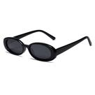 Óculos de sol VANLINKER 90s Retro Oval Polarizados UV400 Pretos