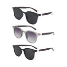 Óculos De Sol Vintage Com Armação De Madeira Para Homens E Mulheres, Lentes Clássicas Quadradas Com