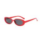 Óculos De Sol Vintage Femininos Preto E Branco Oval Anti Luz Para Caminhadas E Acampamentos UV400
