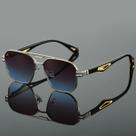 Óculos De Sol Vintage Masculinos Com Lentes Graduadas E Ponte Dupla, Estilo Retro KAMMPT Para