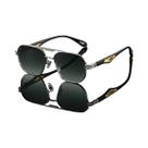 Óculos De Sol Vintage Masculinos Com Lentes Graduadas E Ponte Dupla, Estilo Retro KAMMPT Para Óculos De Sol Vintage Masculinos Com Lentes Graduadas E Ponte Dupla, Estilo Retro KAMMPT Para