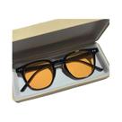 Óculos de sol vintage para homens e mulheres, tons pretos, óculos grandes, nova moda, UV400, 1pc