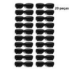 Óculos De Sol Vintage Pretos Quadrados 20PCS Marca De Luxo Feminina Com Lentes Gradientes