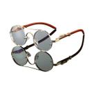 Óculos de Sol Vintage Redondos - Masculino e Feminino - Design Retro Multicolorido