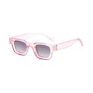 Óculos De Sol Vintage Unissex Designer Quadrados Pequenos Retangulares Luxuosos Com Lentes Côncavas