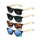 Óculos De Sol Vintage Unissex Em Madeira De Bambu UV400 Moda Para Homens E Mulheres Para Dirigir E