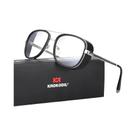 Óculos De Sol Vintage Unissex Tony Stark Steampunk Gradiente Vermelho UV400