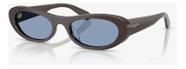 Óculos De Sol Vogue Vo5695su 53-19-140 Oval Moka Azul-claro Óculos De Sol Vogue Vo5695su 53-19-140 Oval Moka Azul-claro
