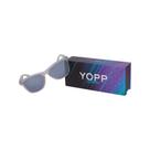 Óculos de Sol Yopp Esportivo Polarizado Uv400 Glitter Prata Cor:Prata Óculos de Sol Yopp Esportivo Polarizado Uv400 Glitter Prata Cor:Prata