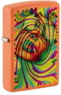 Óculos de sol Zippo mais leves, design feminino, bolso laranja fosco