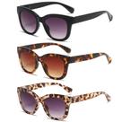 Óculos de sol ZXYOO Bifocal Sun Readers femininos +2,75, pacote com 3