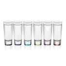 Óculos de tiro Libbey Troyano, multicoloridos, 60 ml, conjunto de 6
