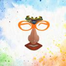 Óculos divertido fantasia nariz pisca pisca