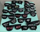 Óculos Divertidos Com Frases Sortidas Preto Bam Festas 1unid Óculos Divertidos Com Frases Sortidas Preto Bam Festas 1unid