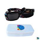 Óculos Escuro Preto para Autistas Infinity Black com Cordinha Especial Óculos Escuro Preto para Autistas Infinity Black com Cordinha Especial