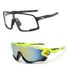 Óculos Esportivo Ciclismo Bike Espelhado + Noturno Uv 400