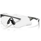 Óculos Esportivo Oakley Cybr Zero Polished Black Clear Black Iridium Photochromic Óculos Esportivo Oakley Cybr Zero Polished Black Clear Black Iridium Photochromic