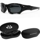 oculos esportivo qualidade protecao masculino premium + case qualidade premium preto uv400 lente espelhada presente