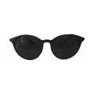 Óculos FMF Lente Polarizada e Proteção UV400 Preto Redondo Óculos FMF Lente Polarizada e Proteção UV400 Preto Redondo