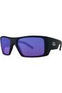 Oculos hb preto/lente azul