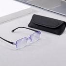 Óculos Inteligente Transparente Zoom Automático Leitura perto Vista Cansada