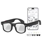 Óculos inteligentes Mrauzlty com câmera AI, Bluetooth e lentes fotocromáticas Óculos inteligentes Mrauzlty com câmera AI, Bluetooth e lentes fotocromáticas