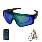 Óculos inteligentes Padom com câmera 8 MP e Bluetooth para esportes ao ar livre