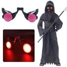 Óculos LED Para Crianças Com Olhos Vermelhos, Acessórios Para Fantasias De Halloween, Carnaval E