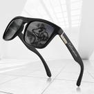 Óculos Masculino De Sol Polarizado Moderno Quadrado Preto com Proteção UV400 - Zellmann Óculos Masculino De Sol Polarizado Moderno Quadrado Preto com Proteção UV400 - Zellmann