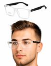 Oculos Masculino Para Grau Armação Esporte Fino Armação Retangular E8 Oculos Masculino Para Grau Armação Esporte Fino Armação Retangular E8