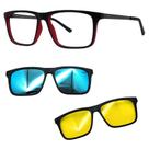 Oculos Mormaii 6132 Swap 6 AA9 Com 2 Clipons Azul e Nortuno Oculos Mormaii 6132 Swap 6 AA9 Com 2 Clipons Azul e Nortuno