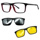 Oculos Mormaii 6132 Swap 6 AA9 Com 2 Clipons Prata e Nortuno Oculos Mormaii 6132 Swap 6 AA9 Com 2 Clipons Prata e Nortuno