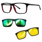 Oculos Mormaii 6132 Swap 6 AA9 Com 2 Clipons Verde e Nortuno Oculos Mormaii 6132 Swap 6 AA9 Com 2 Clipons Verde e Nortuno