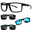 Oculos Mormaii Swap 5 6127 AAS Preto Fosco Com 3 Clipons Oculos Mormaii Swap 5 6127 AAS Preto Fosco Com 3 Clipons