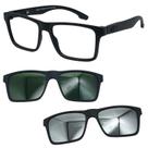 Oculos Mormaii Swap NG 2 6153 A14 com 2 Clipon G15 e Prata