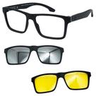 Oculos Mormaii Swap NG 2 6153 AFE com 2 Clipon Prata Nortuno Oculos Mormaii Swap NG 2 6153 AFE com 2 Clipon Prata Nortuno