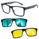 Oculos Mormaii Swap NG 2 6153 AGA com 2 Clipon Azul Noturno